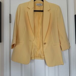 Kasper Women's Light Yellow Blazer